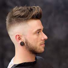 Classic Spiky Hairstyle With Fade Hairstyle Long Hair Styles Men Cool Hairstyles For Men Mens Hairstyles Fade