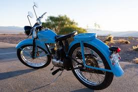 Image result for Blue 1952 Motorcycle