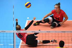Sprinting, propelling a wheelchair, rowing and shooting. Canada Select Women S Sitting Volleyball Team For Tokyo 2020 Paralympics