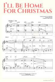 I Ll Be Home For Christmas Bing Crosby 1 Best Christmas Sheet Music Sheet Music Easy Sheet Music
