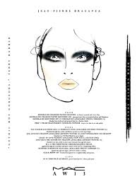 mac london aw13 daily face chart for february 15th