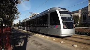 Brand New Houston Caf Class H3 Car Southbound At Main And Holman Street Near Ensemble Hcc Station Train Metro Rail Street