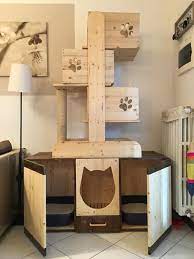 There are a total of 10 steps in this guide, plus a tools and shopping list and several real pictures you can refer to as you move through them. 48 Cat Furniture Hide The Litter Box Ideas Cat Furniture Cat Litter Box Litter Box
