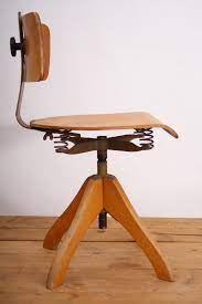 Der stuhl wurde frisch aufbereitet und ist in einem sehr guten zustand. Strandholzshop Art Deco Drehstuhl 50er 60er Bauhaus Architekten Stuhl Arbeitsstuhl Kopie