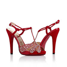 High Heel Sandals Rhinestones Peep Toes Red Wedding Bridal Shoes Sale Red Wedding Shoes Strappy Wedding Shoes Ivory Wedding Shoes