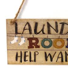 37 dazzling diy wall hanging ideas to decorate your walls on a budget. Laundry Room Letters Washhouse Wood Board Wall Hanging Notice Panel Warning Plaque Plank Decor Shopee Philippines