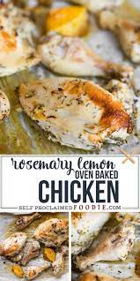 Oven Baked Rosemary Chicken Oven Chicken Recipes Beef Recipes Easy Baked Chicken Pieces