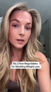 Set those weight loss non-negotiables my girlies #bride #weightloss  #fitness #wedding #weddingtiktok #workout #2024bride #2025bride  #weddingplanning #bridal