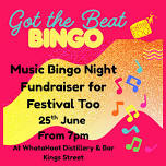 Get The Beat Bingo for Festival Too