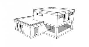 plan maison toit plat 4 5 pieces villa d architecte 140 exemple de maison contemporaine maison dessin maison moderne toit plat plan maison