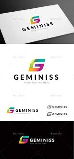 Geminiss Letter G Logo Template Logo Templates Logo Design Template Typo Logo