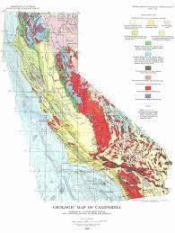 Geologic Map Of California California Map Geology Map