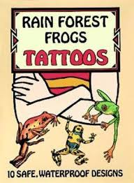 The dover demon is a creature reportedly sighted in the town of dover, massachusetts on april 21 and april 22, 1977. Rain Forest Frogs Tattoos By Steven James Petruccio Paperback 9780486295176 Buy Online At Moby The Great