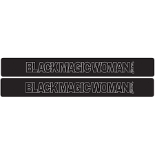 Santana Mens Black Magic Woman Wristband One Size White