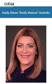 Condolences for a news personality