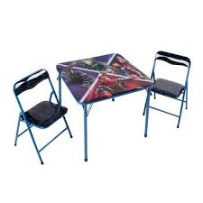 Marvel Avengers Children S Folding Table And Chairs Set 3 Piece Christmas Tree Shops And That Furniture Gifts Christmas Tree Shop Table And Chair Sets