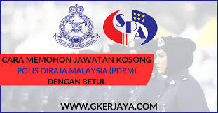 Pdrm) ialah sebuah pasukan polis malaysia yang terdiri daripada 111,450 orang pegawai dan anggota, dan beribu pejabat di ibu pejabat polis bukit aman, kuala lumpur. Cara Mohon Jawatan Kosong Pdrm Dengan Betul