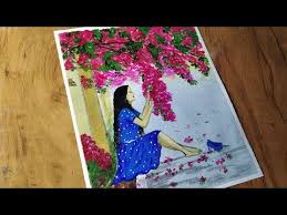 Check spelling or type a new query. How To Paint A Girl With Bougainvillea Flowers Painting Easy Bougainvillea Flowers Painting Acrylic Myhobbyclass Com Learn Drawing Painting And Have Fun With Art And Craft