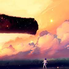 Akio Bako Anime Sunset Girl Clouds Retina Ipad Air Wallpaper Anime Wallpaper Ipad Air Wallpaper Anime View