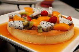 Flan Napolitano Con Frutas Flan Napolitano Receta Recetas De Comida Flan