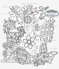 Grimm fairy tales adult coloring book: Instant Download Digi Stamp Magical Flower Town The House Home 2 Fruit Sherri Baldy Fairy Coloring Pages Coloring Pages Digi Stamp