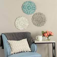 Small Medallion Wall Decor Medallion Wall Decor Flower Wall Decor Plate Wall Decor