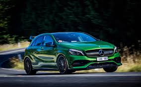 Download Wallpapers Mercedes Amg A45 4k 2017 Cars Au Spec W176 Green A45 German Cars Mercedes Mercedes Amg Mercedes A45 Amg
