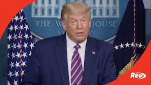 Donald Trump Press Conference Transcript September 18 Covid 19 Puerto Rico Rev