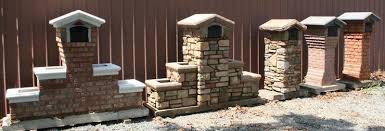 Many estate homes utilize the concept of brick or column mailboxes to provide an stately first impression. Custom Brick Stone Mailboxes Sanstone Creations New Jersey