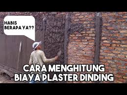 Hal pertama yang harus dilakukan dalam cara plester dinding agar bagus adalah memastikan bahwa penyusunnan bata sudah siap untuk diplester. Menghitung Biaya Plaster Dinding Rumah Youtube