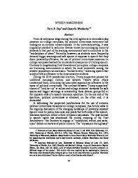 Speech Narcissism" by Danielle Weatherby