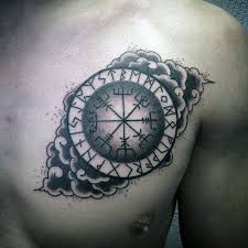 Top 71 Viking Compass Tattoo Ideas 2020 Inspiration Guide Viking Compass Tattoo Compass Tattoo Tattoo Designs Men