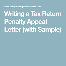 Read the information to help you complete this form on page 1. Writing A Irs Penalty Abatement Request Letter With Sample Lettering Writing Resignation Letters