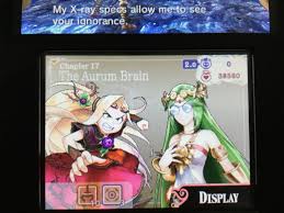 The One Time In The Game Where You Ll Ever See Palutena With Glasses Bonus Points For Viridi S Annoyed Reaction Kid Icarus Anime Epic Games