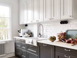 Thank goodness he's way more organized than i am. White Top Cabinets Dark Bottom Cabinets Design Ideas