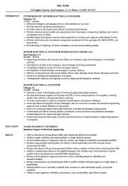 Electrical Engineering Resume Examples High Class Senior Electrical Engineer Resume Samples O Project Manager Resume Engineering Resume Sales Resume Examples