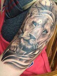 Home Custom Tattoo Design Female Lion Tattoo Lioness Tattoo Lioness Tattoo Design