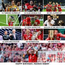This is the fourth time since 2013 that bayern and dortmund have contested the german super cup against one another via these means. Happy 37th Birthday To Franck Ribery The Football Arena Facebook