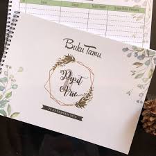 Maybe you would like to learn more about one of these? Cetak Buku Tamu Pernikahan Murah Unik Custom Nama Seri 2 Shopee Indonesia