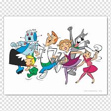 George jetson, also known as george fetson, is a character in the cartoon series, the jetsons. George Jetson Elroy Jetson Mr Spacely Hanna Barbera Cartoon Daughter Transparent Background Png Clipart Hiclipart