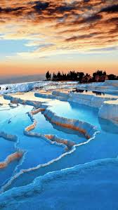 Pamukkkale Denizli Turkiye Fot Pamukkale Manzara Resimleri Manzara