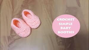 How To Crochet Simple Baby Booties Crochet With Samra Youtube Home » baby » baby knitting patterns » baby booties knitting pattern for beginners. how to crochet simple baby booties crochet with samra