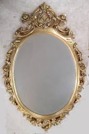 Check spelling or type a new query. Antique French Ornate Mirror Oval Shape Gold Gilded Glamour Living
