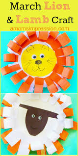 Danke sehr, domo arigato, mahalo, go raibh maith agat. Easy And Adorable Paper Plate March Lion And Lamb Craft