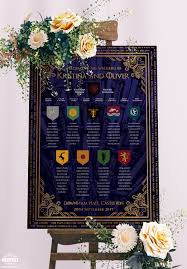 Game Of Thrones Wedding Table Seating Plan Chart Wedfest