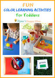 Bright food is considered healthier and serving your kids with colourful foods will certainly help them to learn about colours. Fun Color Learning Activities For Toddlers Mama S Happy Hive