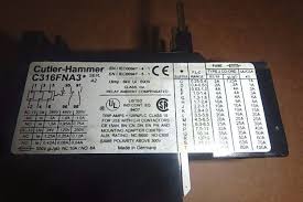 Nib Cutler Hammer Eaton Thermal Overload Relay C316fna3