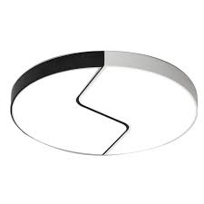 Black And White Bedroom With Led Lights Modern Led Flush Mount Round Ceiling Light Black And White Design Home Lighting Bedroom Living Room Lamp Cl8 Led Flush Mount Round Ceiling Light Ceiling Lights