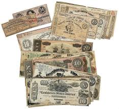 Issued into circulation in 1861, the currency ran through 1864. Confederate Money Strong Dollar Bonds Notes From Southern States