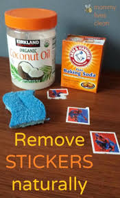 Remove Stickers From Furniture Naturally Sticker Removal Diy Cleaning Products Natural Cleaning Products